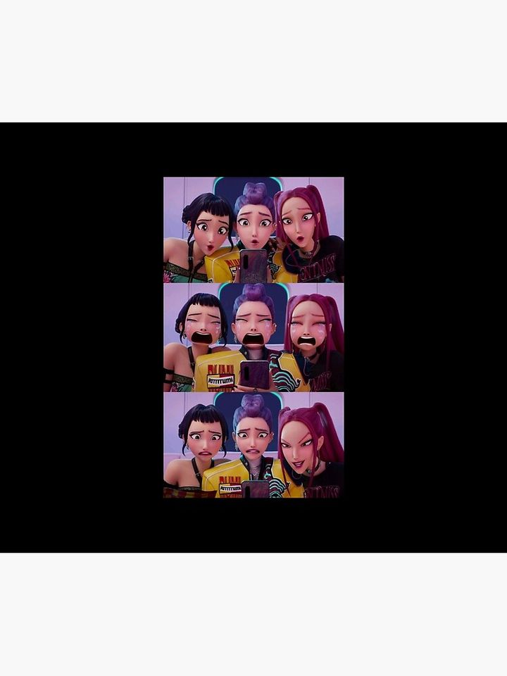 Warm Plush KPop Demon Hunters Throw Blanket for Relaxing Sessions