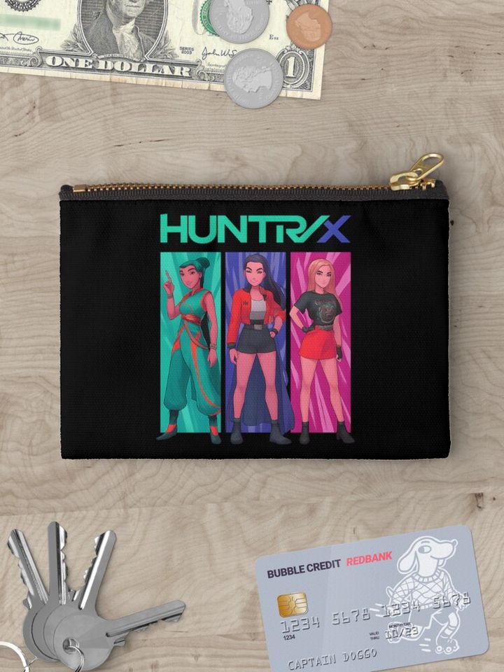 Huntrix Kpop Demon Hunters Zipper Pouch