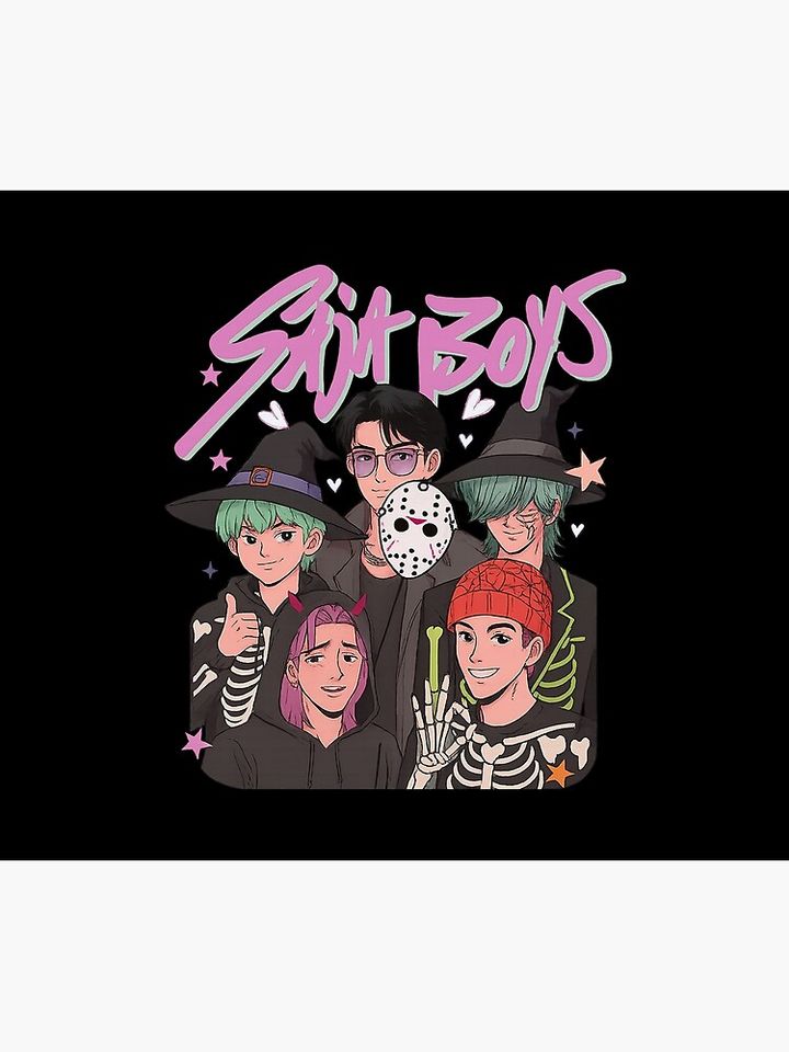 Saja Boys Kpop Demon Hunters Throw Blanket