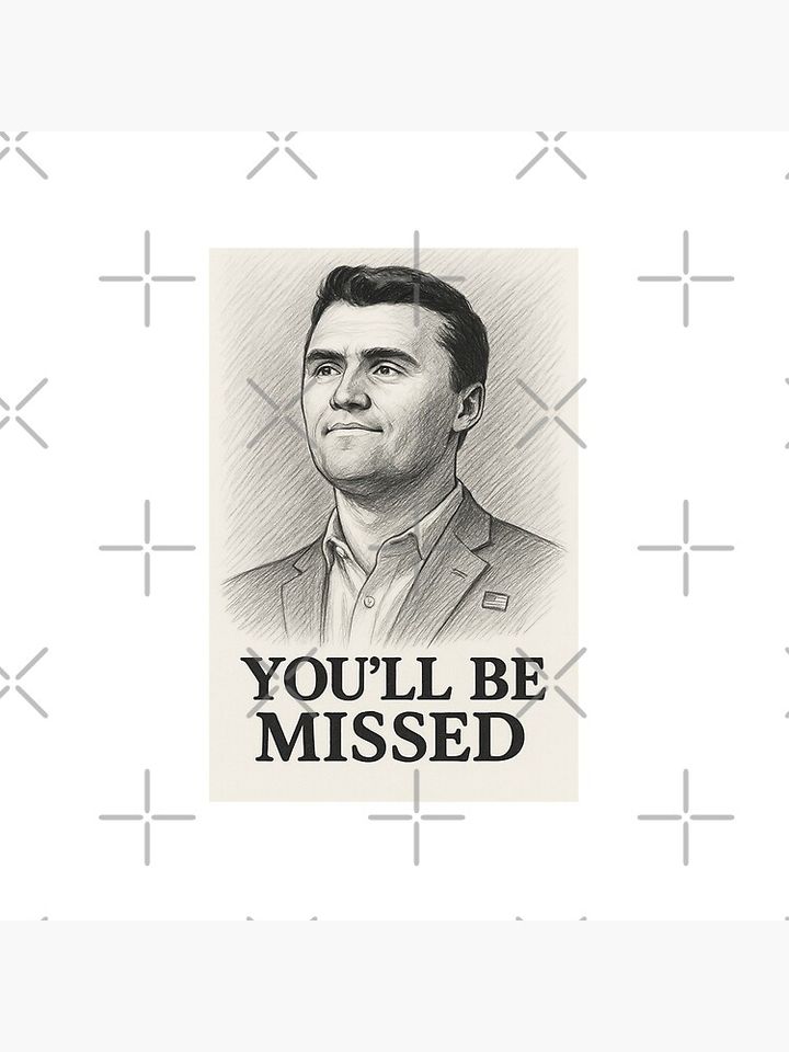 Charlie Kirk Tribute Fan Art Tote Bag