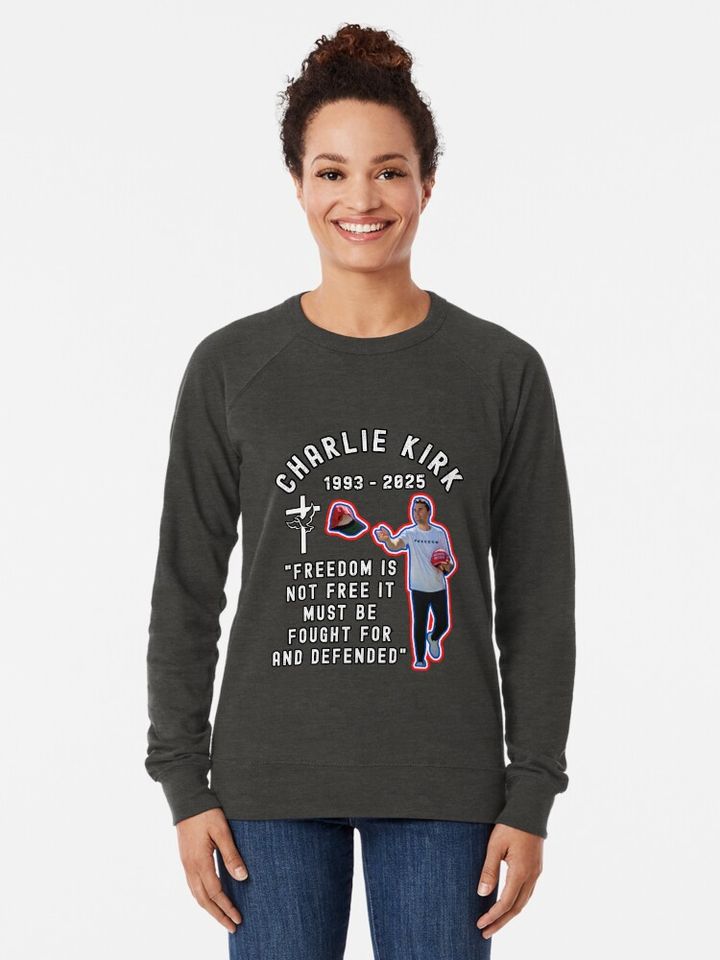 Charlie Kirk Quote  Lightweight Sweatshirt