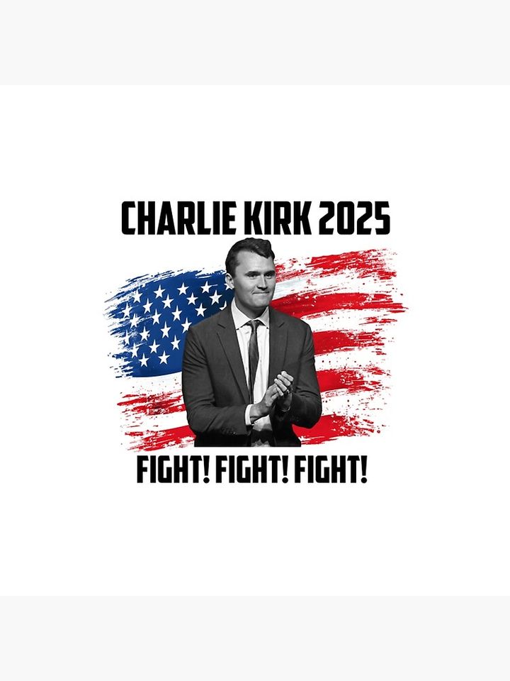 Charlie Kirk   Fight Fight Fight Tote Bag