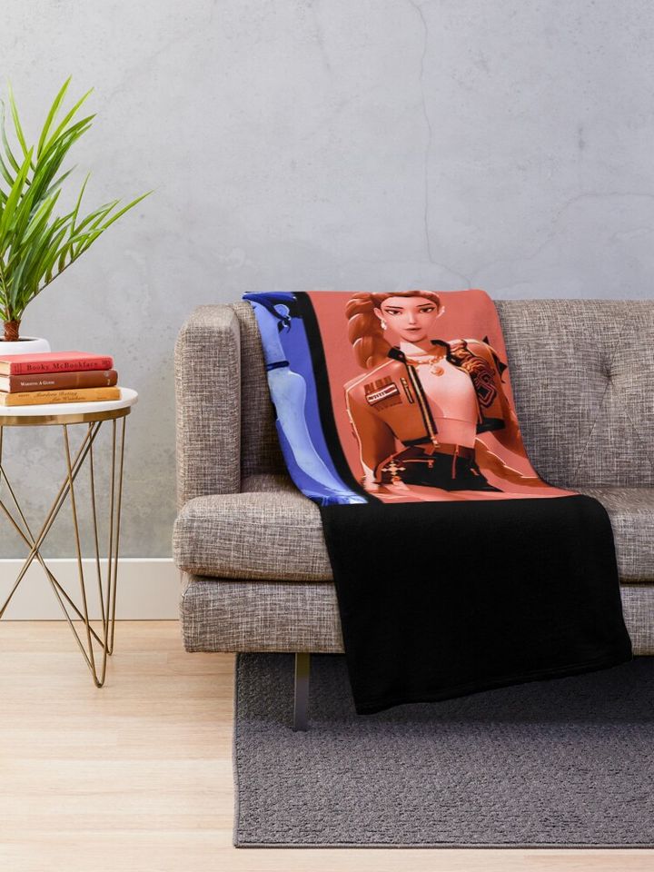 Huntrix Kpop Demo Movie Fleece Blanket