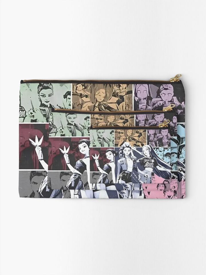 kpop demon hunters huntrix Zipper Pouch