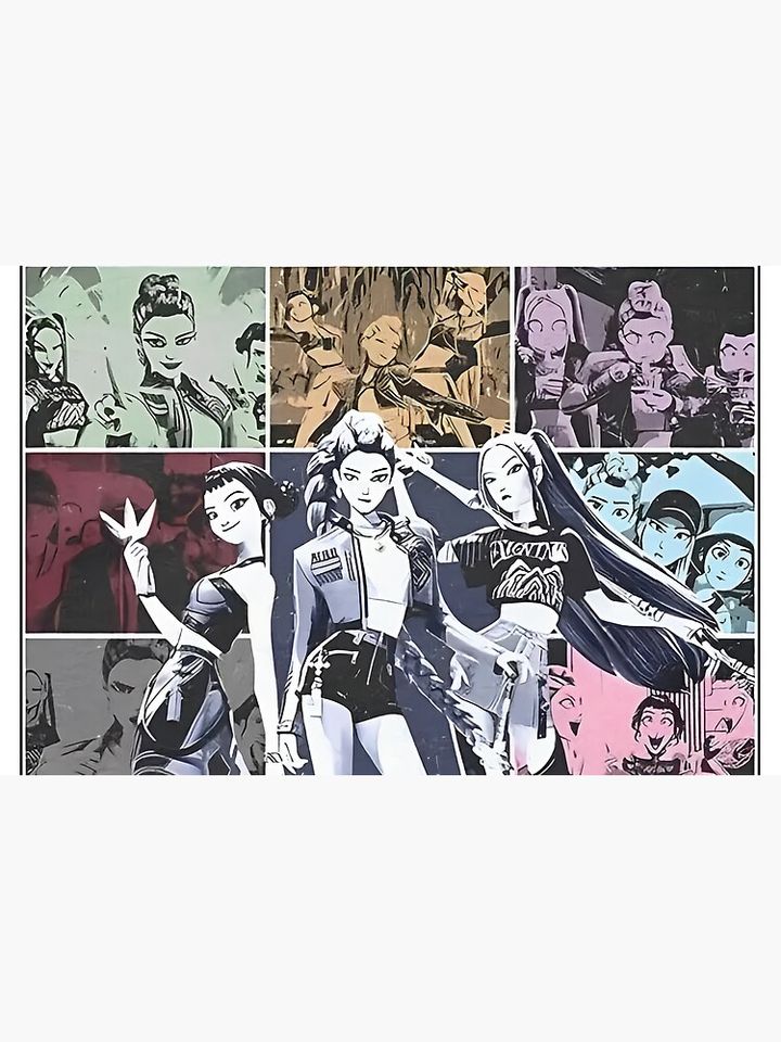 kpop demon hunters huntrix Zipper Pouch