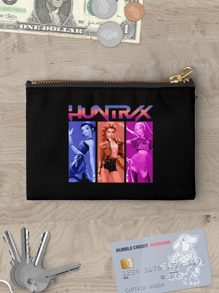 Huntrix Kpop Demo Movie Zipper Pouch