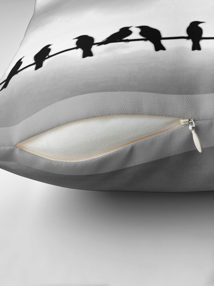 Birds On A Wire Pillow