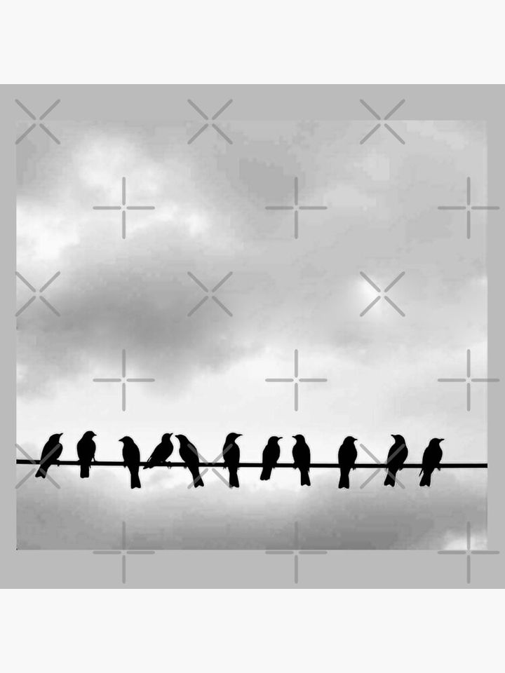 Birds On A Wire Pillow