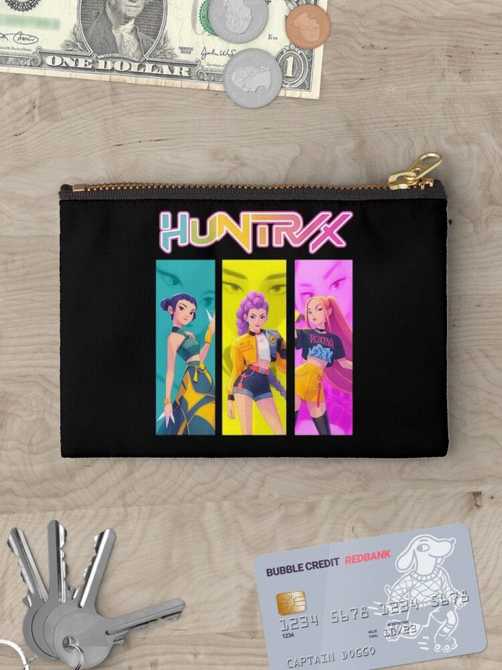 trio kpop Zipper Pouch