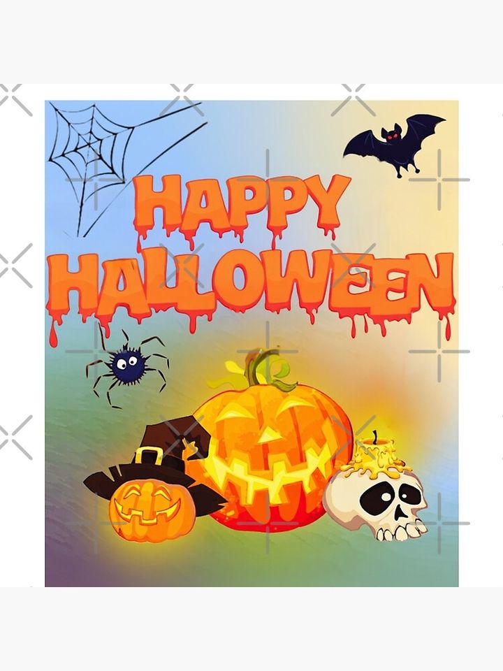 Happy Halloween Pumpkin Lantern Pillow