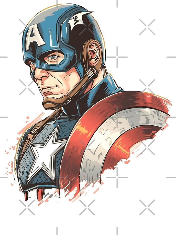 Avengers Team Oversized Graphic Tee