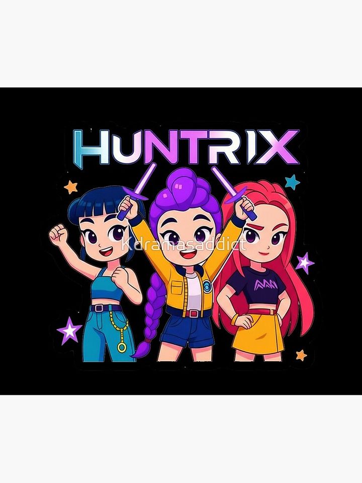 K-Pop Demon Hunters - Huntrix Fleece Blanket, Gift For Fan