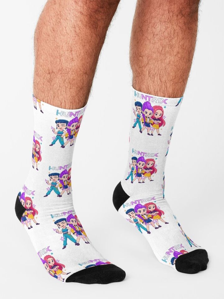 K-Pop Demon Hunters - Huntrix Socks, Gift For Fan