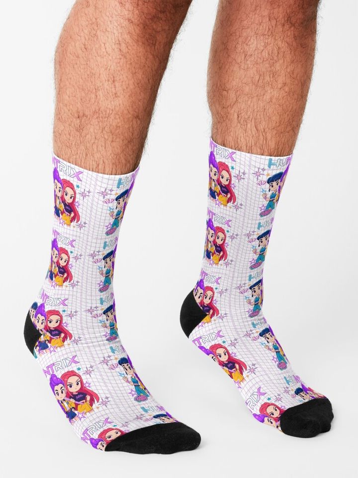 K-Pop Demon Hunters - Huntrix Socks