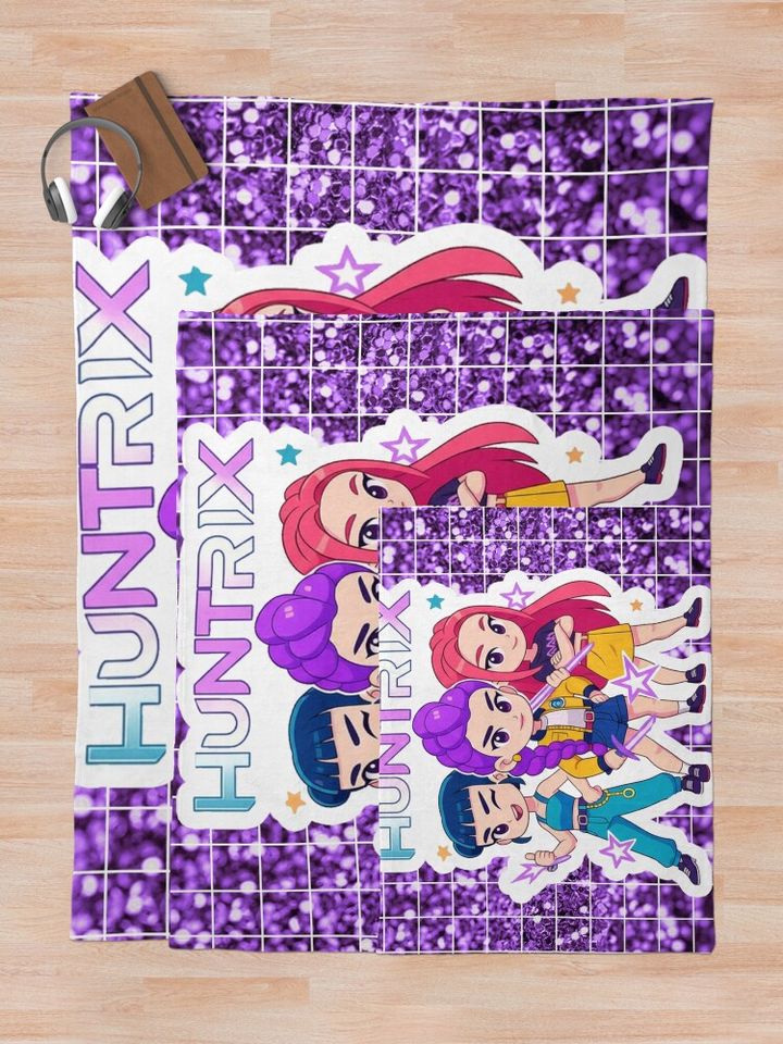 K-Pop Demon Hunters - Huntrix Fleece Blanket