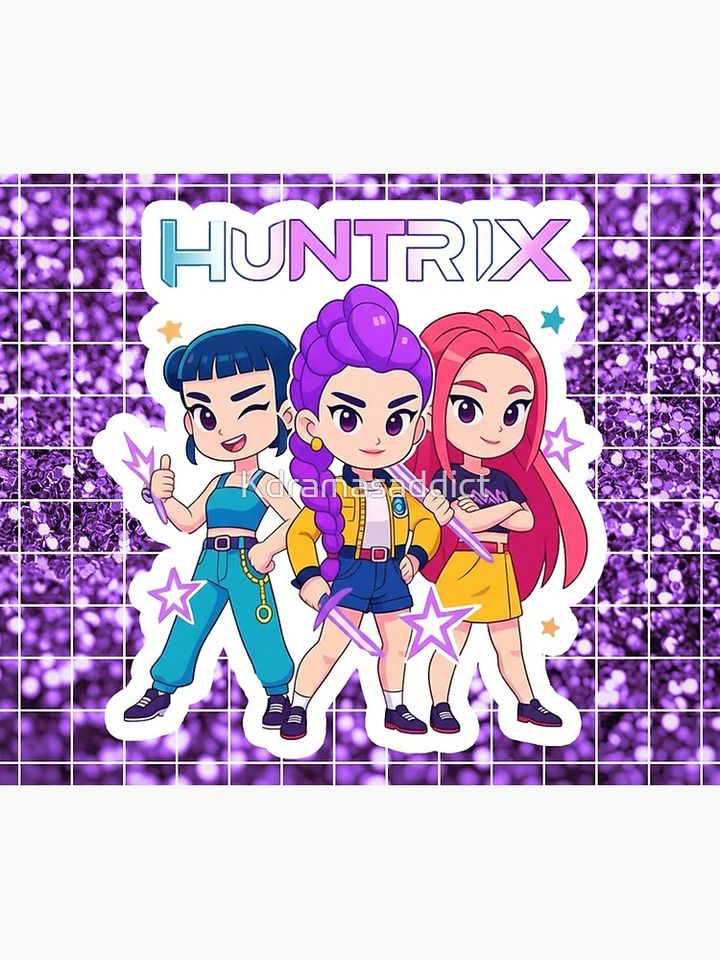K-Pop Demon Hunters - Huntrix Fleece Blanket