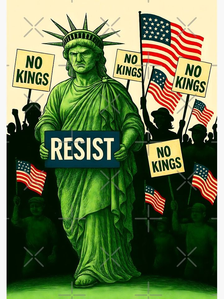 Protest Signs - No Kings Day Poster