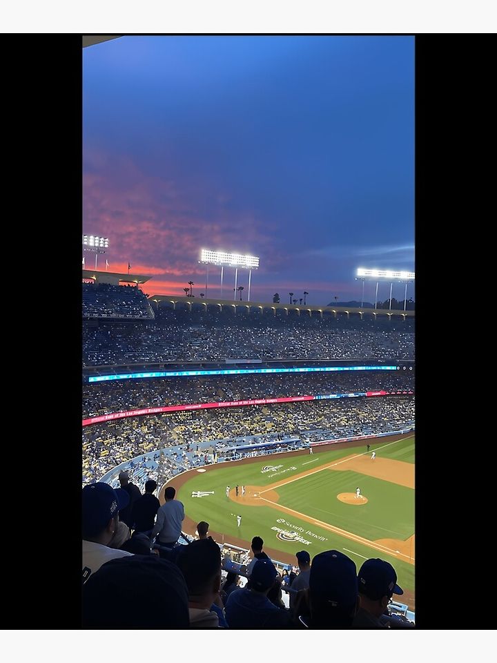 Dodger Stadium View Poster