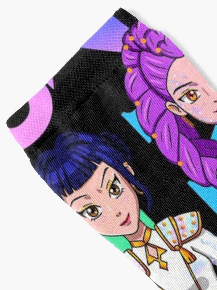 Huntrix KPOP Demon Hunters Socks