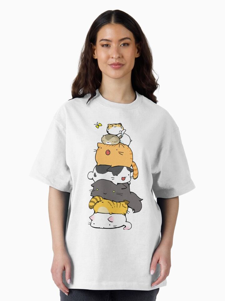 Pusheen Cat Oversized T-Shirt for Women and Men