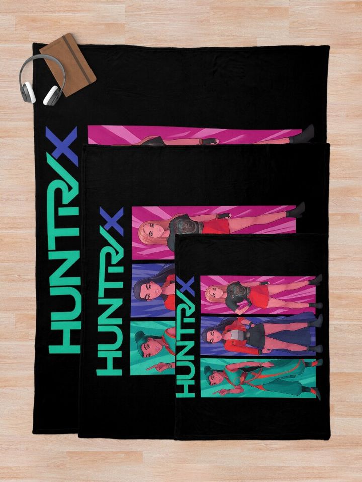 Huntrix Kpop Demon Hunters Fleece Blanket, Gift For Fan