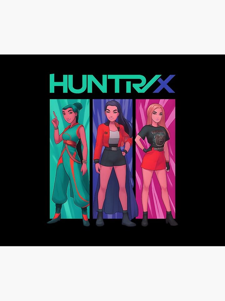 Huntrix Kpop Demon Hunters Fleece Blanket, Gift For Fan