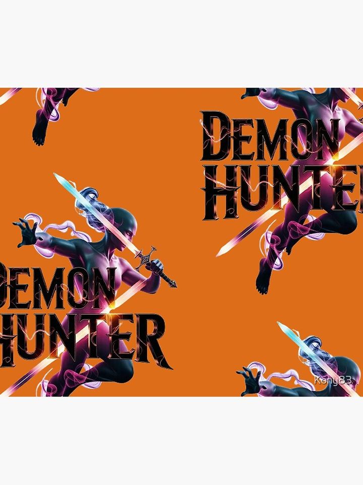 Epic Demon Hunter Anime Warrior Sword T-Shirt Fleece Blanket