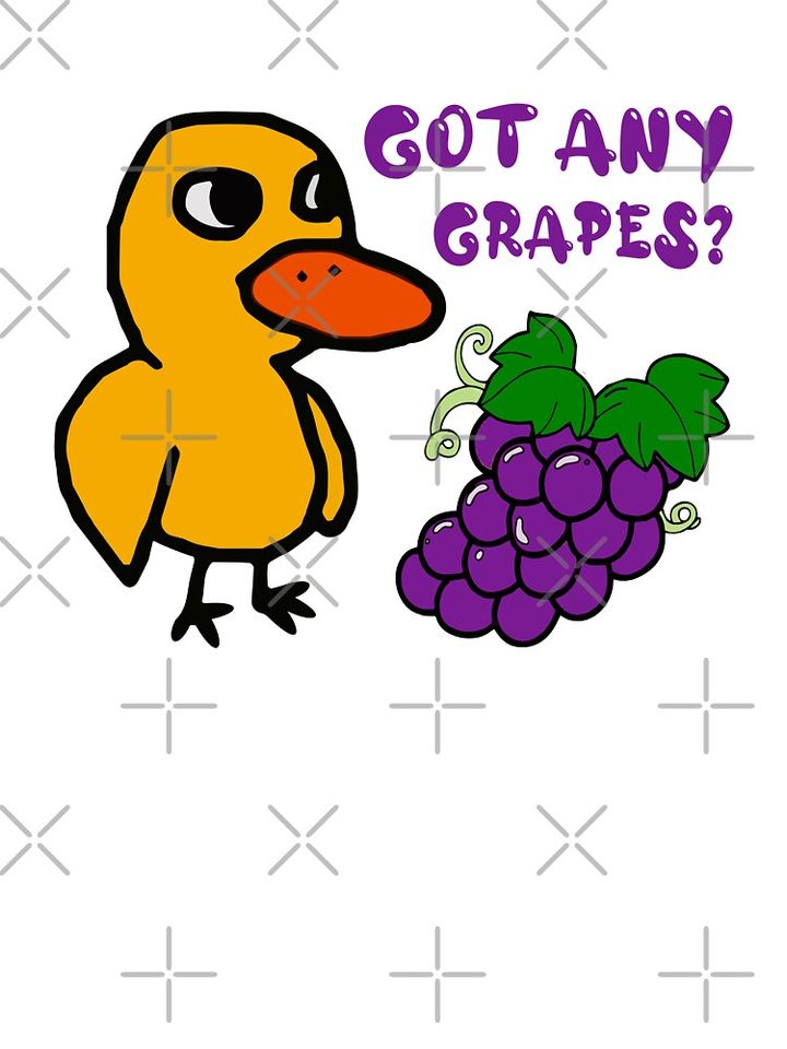 Got any Grapes - Funny Duck Kids T-Shirt