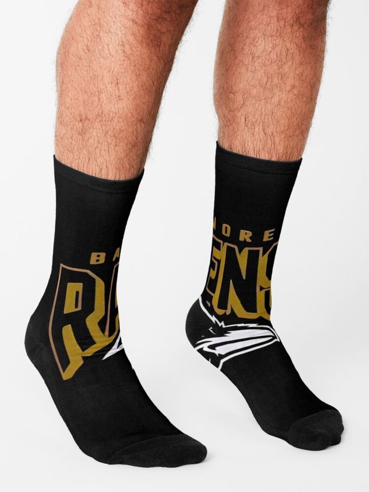 Baltimore Ravens Socks, Gift For Fan