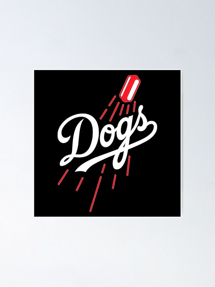 Dodger Dogs - Blue Poster