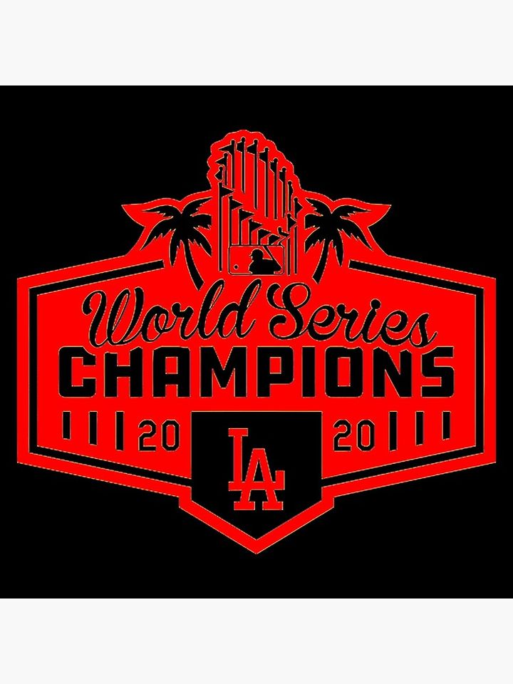 La Dodgers Champions  Poster