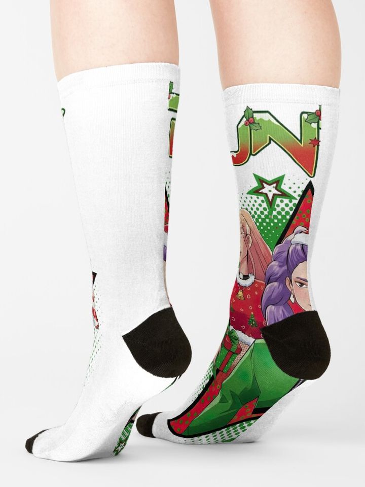 HUNTR X HUNTRIX Kpop Demon Hunters  Socks