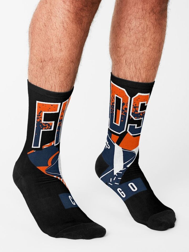 Chicago Bears Socks, Gift For Fan