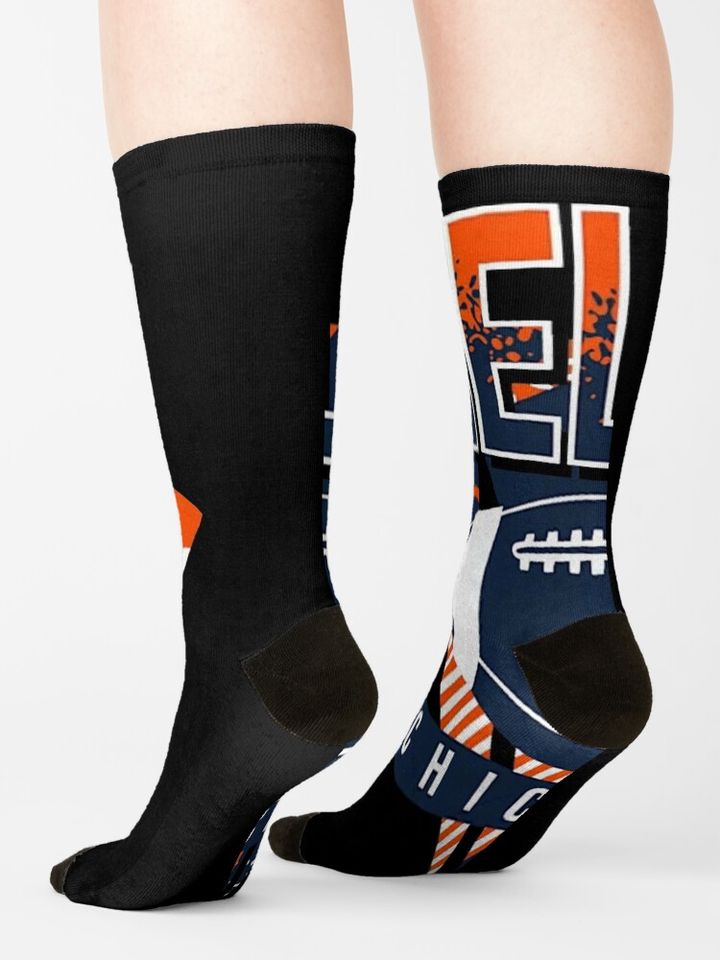 Chicago Bears Socks, Gift For Fan