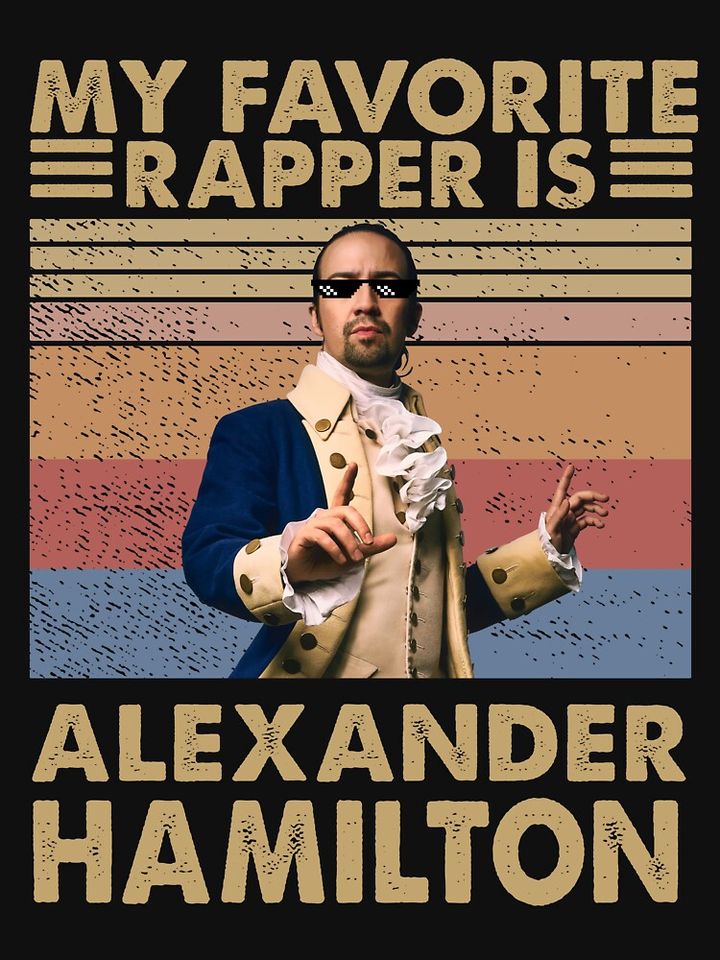 Vintage Alexander Hamilton Rapper Hoodie