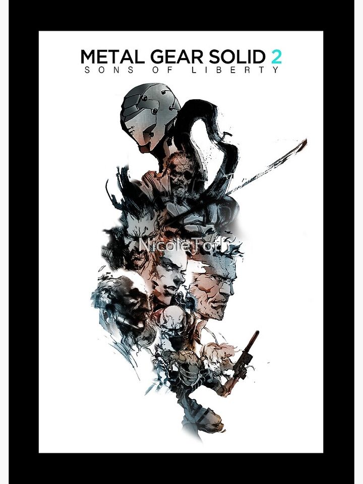 Metal Gear Solid 2: Sons of Liberty Premium Matte Vertical Poster