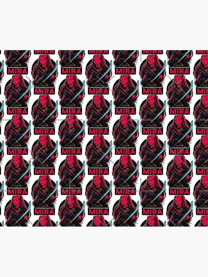 K-Pop Demon Hunters art Mira Fleece Blanket
