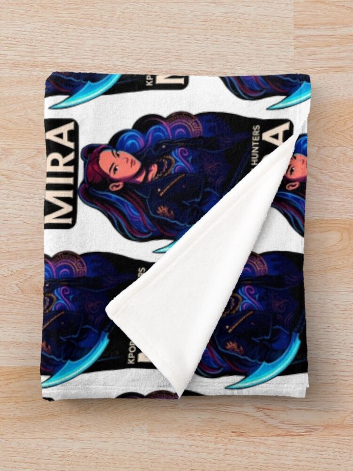 K-Pop Demon Hunters art Mira Fleece Blanket