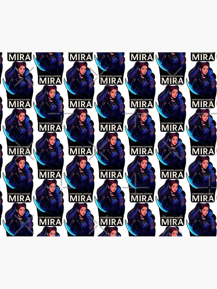 K-Pop Demon Hunters art Mira Fleece Blanket