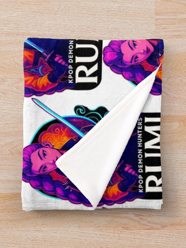 K-Pop Demon Hunters art Rumi - Fleece  Blanket