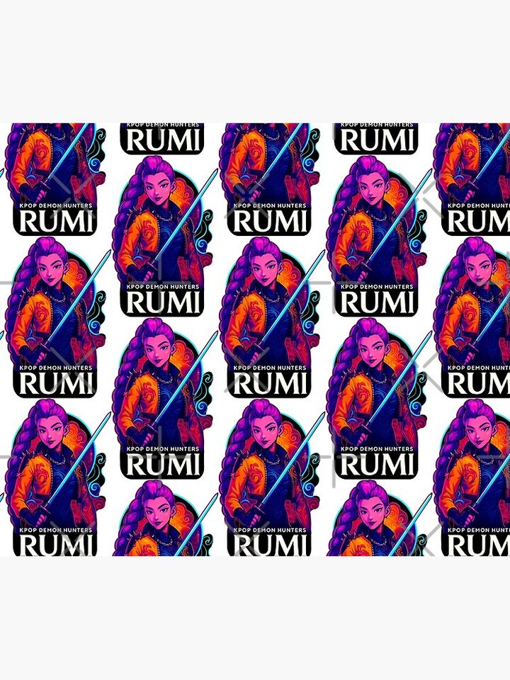 K-Pop Demon Hunters art Rumi - Fleece  Blanket