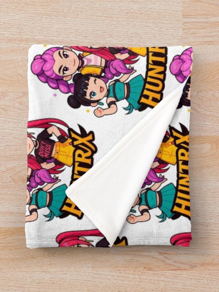 K-Pop Demon Hunters art Fleece Blanket