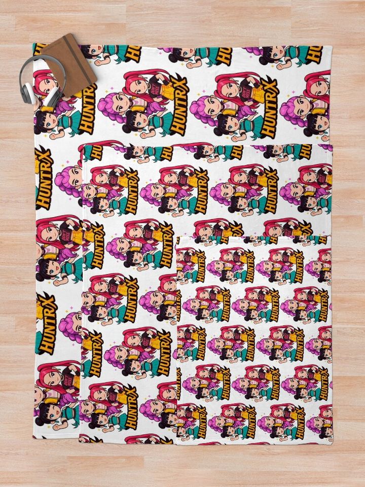 K-Pop Demon Hunters art Fleece Blanket