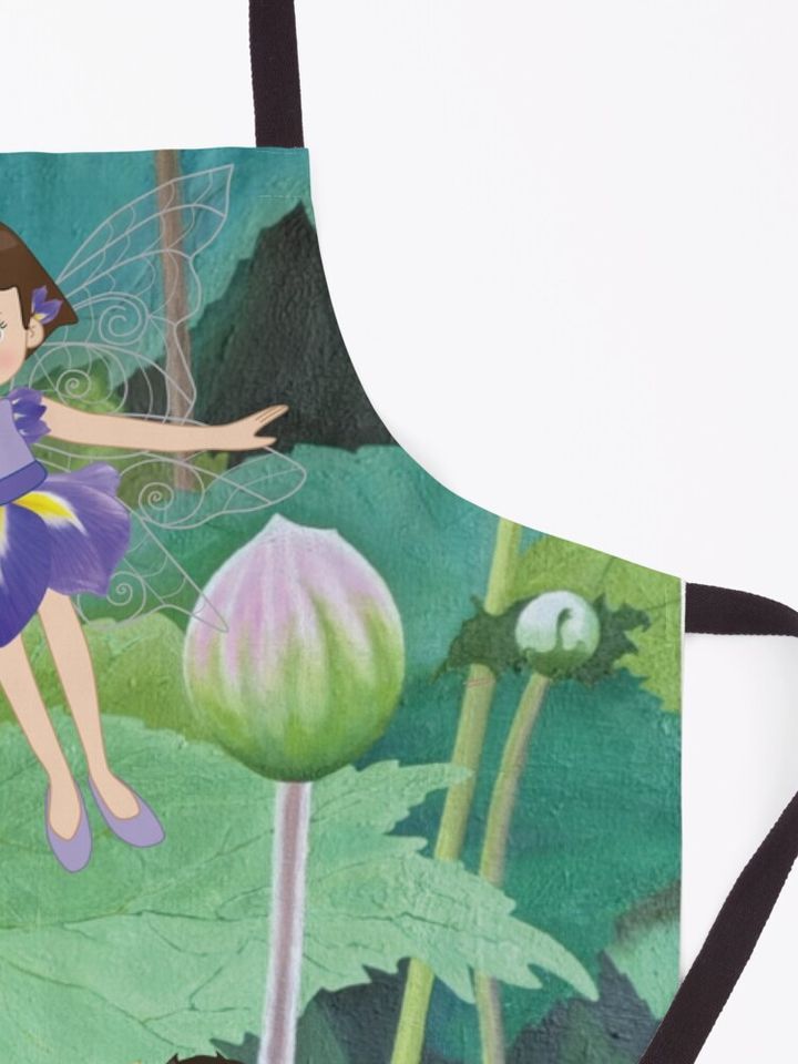 Iris, Daffodil and the windflower Apron