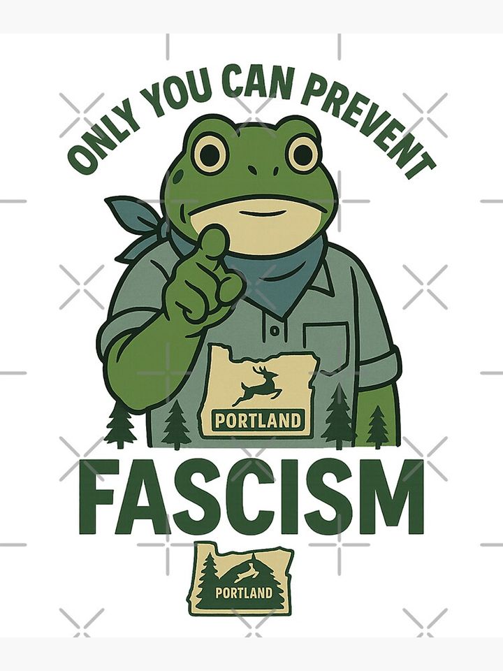Portland-Frog Sticker