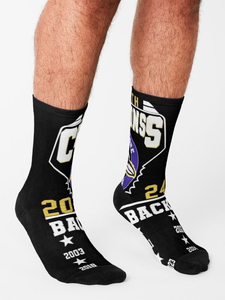 Baltimore Ravens Socks, Gift For Fan