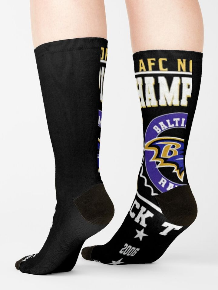 Baltimore Ravens Socks, Gift For Fan