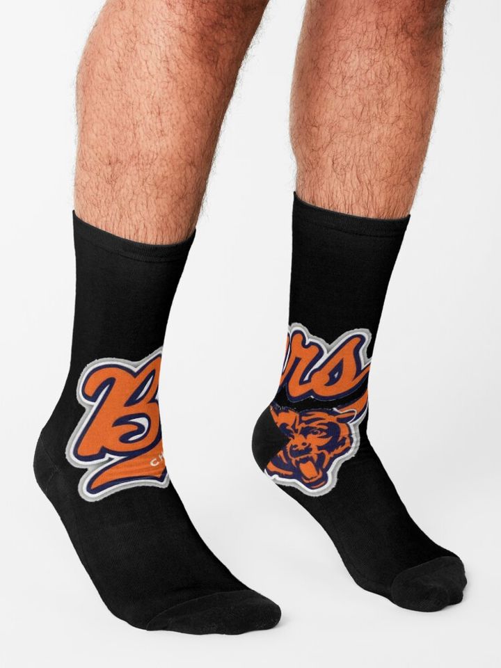 Chicago Bears Socks, Gift For Fan