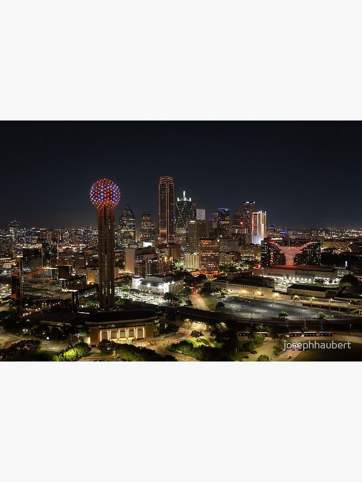 LH Dallas Skyline Poster