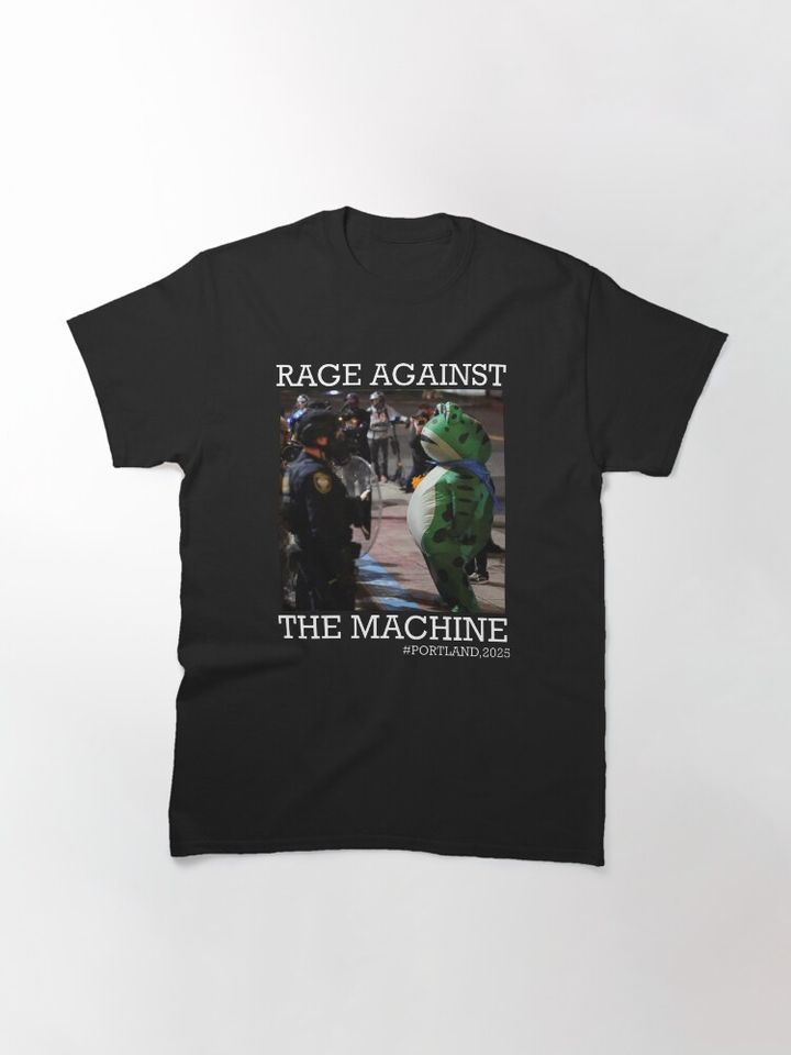 Portland-Frog Rage Against  Classic T-Shirt